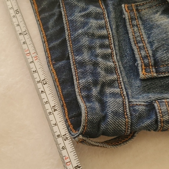 NEW Hidden Jeans Tracey High-Rise Straight Crop Sharkbite Hem Size 31 - Picture 6 of 13